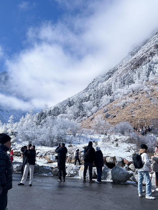 บรรกาศหิมะสุดสวย ที่สุดของวิวหลักล้านBipengguo 🇨🇳