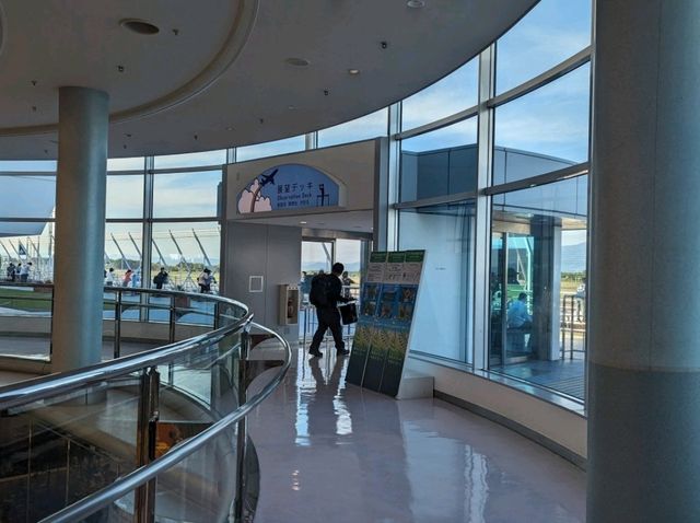 【鹿児島】展望デッキで飛行機を見送る✈️