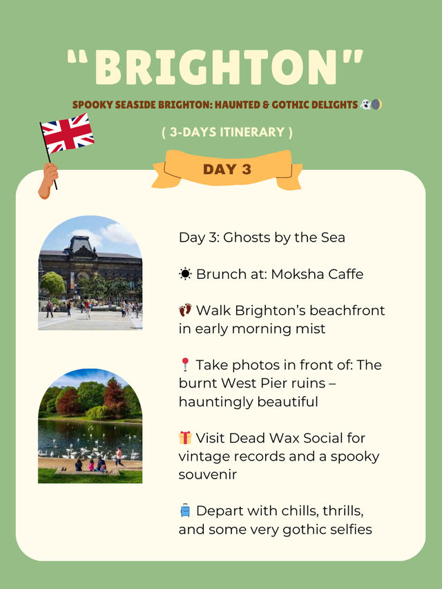 Brighton 3-days itinerary 🥳