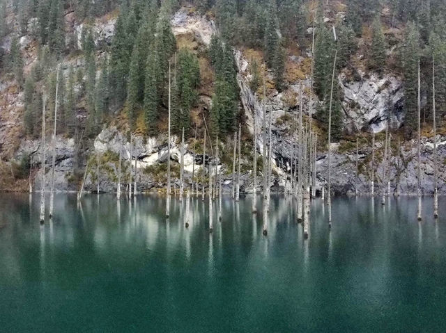 Riding Through the Mountains to Nature’s Hidden Gem -kaindy lake.