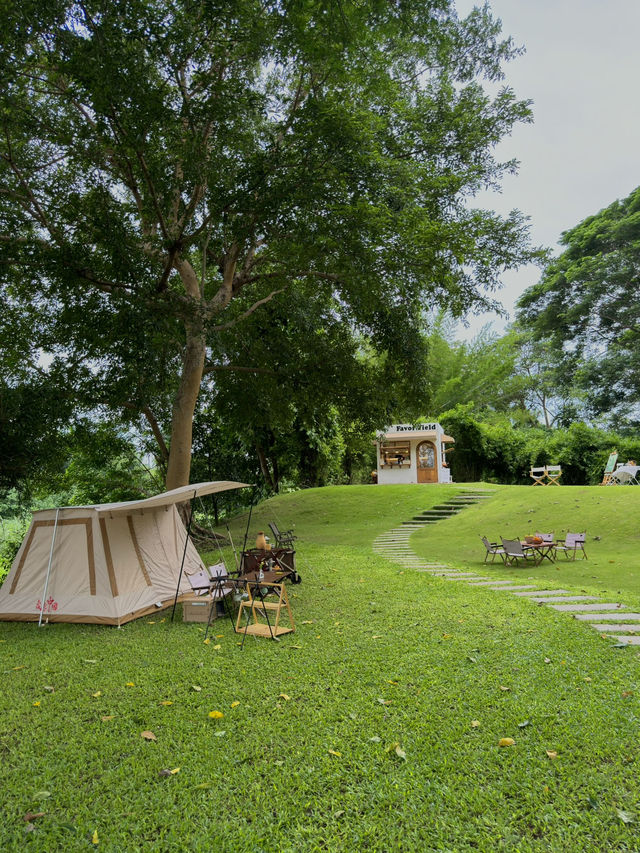 คาเฟ่สวนผึ้ง สไตล์แคมป์ปิ้ง 🏕️🍃