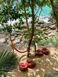 เสื่อผืน หมอนใบ | คาเฟ่สไตล์แคมป์ริมทะเลภูเก็ต 🤍🌴