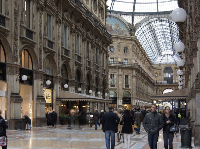 🛍️ Elegance Under Glass – Galleria Vittorio Emanuele II, Milan