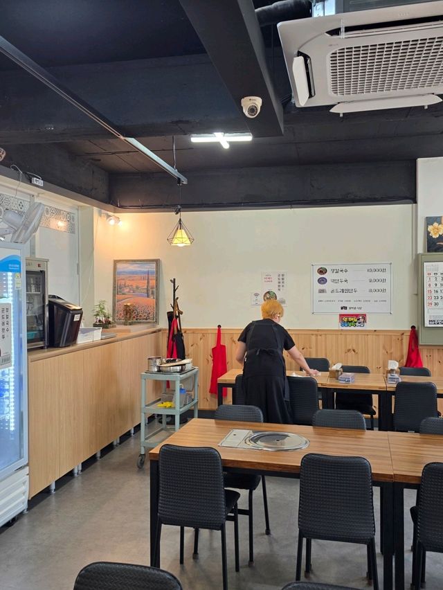 국내여행 속초 장칼국수 맛집 왕박골식당