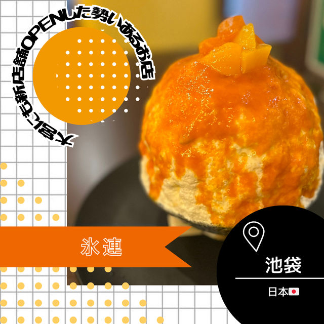 【東京/池袋🇯🇵】大人気のかき氷屋さん🍧氷連