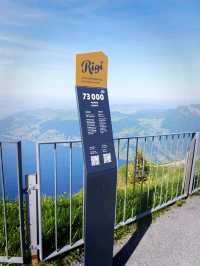 瑞士琉森：瑞吉山頂(Mount Rigi)賞美景