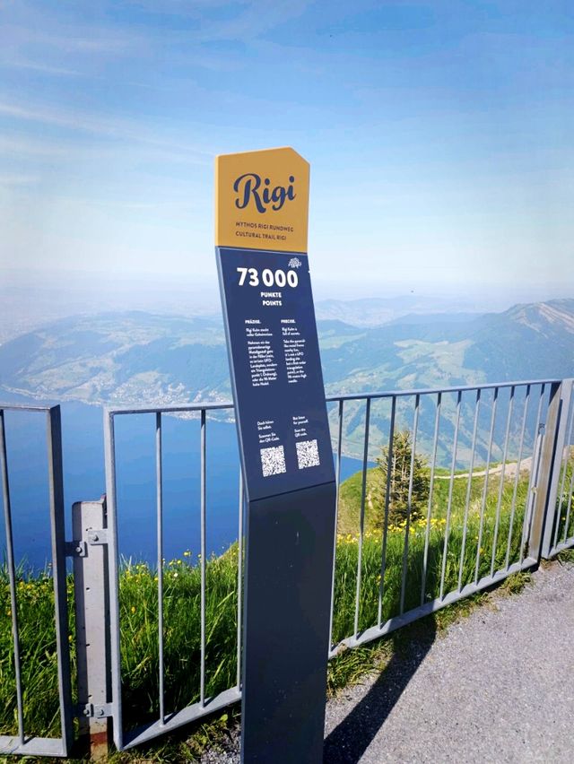 瑞士琉森：瑞吉山頂(Mount Rigi)賞美景