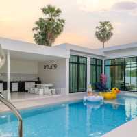 "Gelato Pool Villa" ที่พักสวย สะอาด ใกล้หาดชะอำ