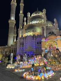 🕌 빛과 그림자 사이, 사바하 모스크의 밤 🌙
