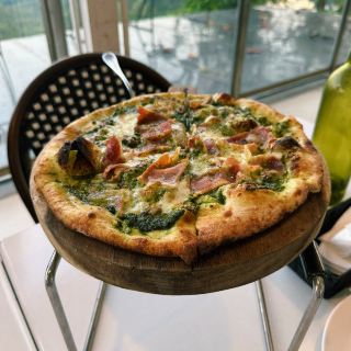Amare Tagaytay, where you can enjoy Taal Volcano views and wood-fired pizza.