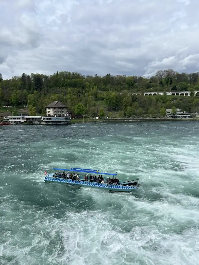 Rhine Falls, a breathtaking natural wonder near Zurich, Switzerland.