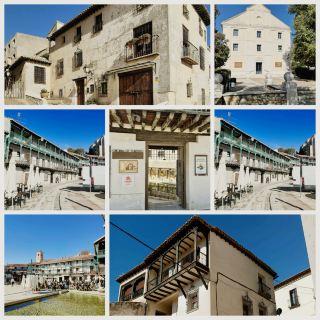 🏰 The Emblematic Plaza Mayor of Chinchón
The Plaza Mayor of Chinchón, located in the Community of Madrid, is regarded as one of the most beautiful and unique medieval squares in Spain, and is declared a Historic-Artistic Site.
Architecture and Unique Features:
 * Origin: Its first houses with arcades and balconies date back to the 15th century, becoming fully enclosed in the 17th century.
 * Design: It features an irregular shape and is an outstanding example of popular Castilian architecture.
 * The "Claros": Its most distinctive feature is its 234 wooden balconies (known as "claros") painted a characteristic green color. They span three levels and are supported by lintels and posts.
Historical and Current Uses:
Since its construction, the square has been the central hub of local life, serving as the stage for:
 * Bullfights (the first documented was in 1502). The balconies function as impromptu viewing boxes.
 * Corral de Comedias (theater), religious acts, and royal festivities.
 * Markets, fairs, and royal proclamations.
Today, the square remains the heart of Chinchón, housing numerous traditional restaurants (like Mesón de la Virreina, Café de La Iberia, and La Columna), terraces, and shops, offering visitors a unique gastronomic experience with unbeatable views of the historic enclosure.
Interesting Fact: In 1974, the town of Chinchón was declared a Historic-Artistic Site.

#europetrip 
