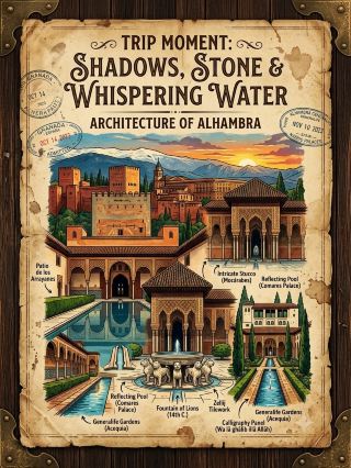 Shadows, Stone, and Whispering Water: Inside the Alhambra ⛲ 🏰
