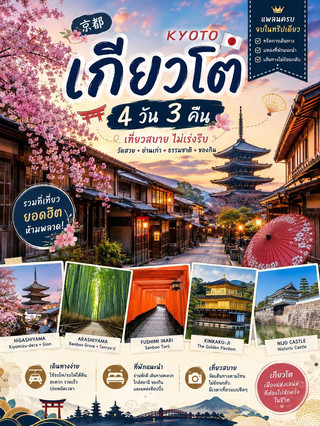 京都4日3夜輕鬆遊，行程唔使趕。