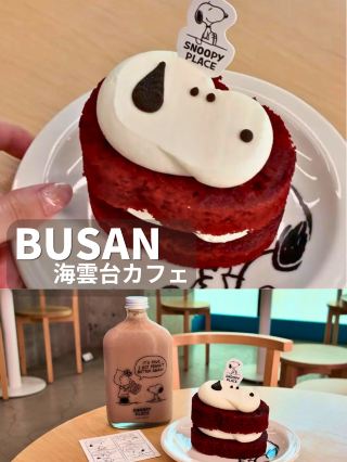 【釜山】你絕對不能錯過這家！海雲台超人氣又可愛的史努比咖啡館☕️