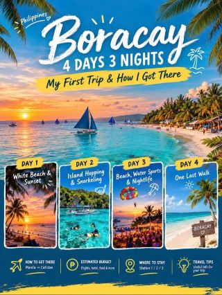 🇵🇭 Boracay 4D3N — My First Trip to Paradise Island