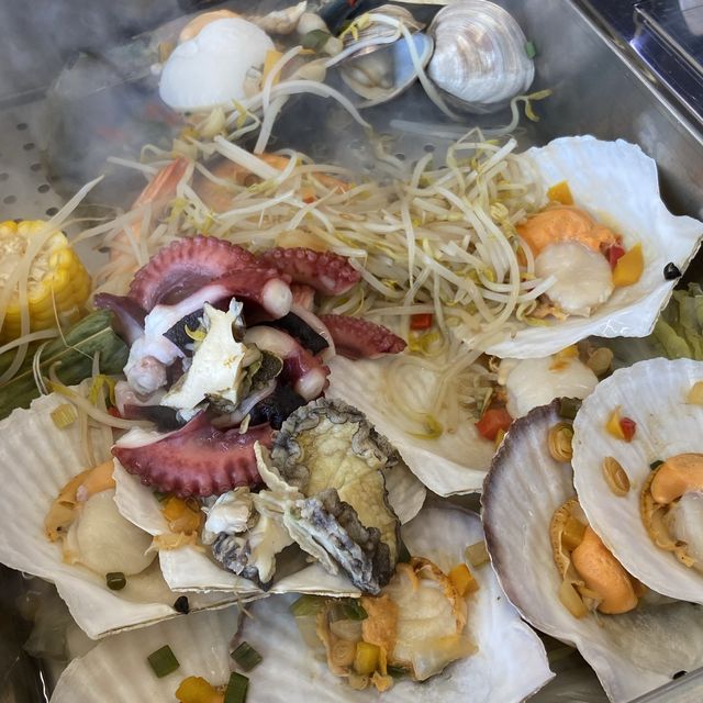 동해 묵호항 근처 오션뷰 조개구이 맛집 동해가리비 본점