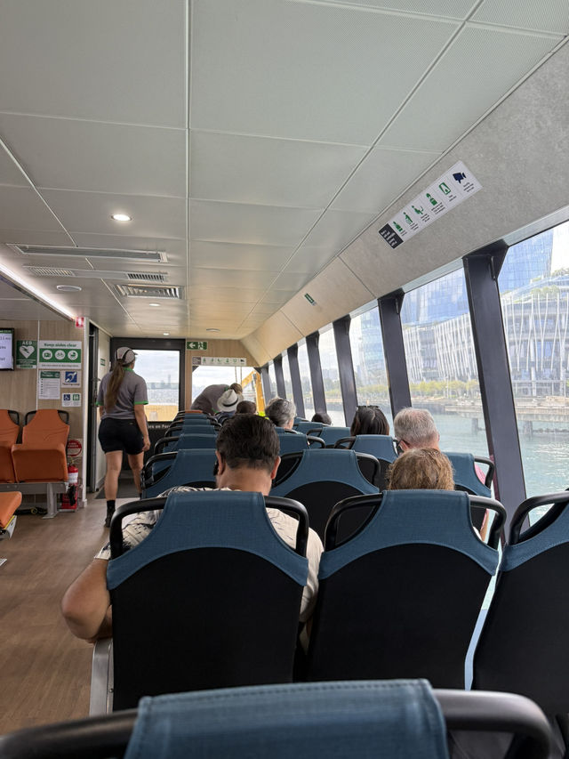 Taking a cruise along circular quay