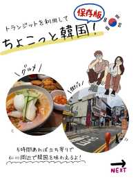 保存版！トランジットで楽しむ韓国！
