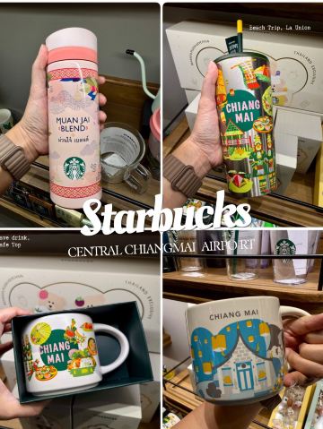 Hunting for Starbucks Local Souvenir Mugs at Chiang Mai Airport