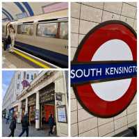 South Kensington Station! 🇬🇧🏰