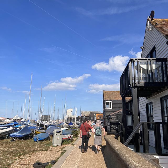 Sunny day on the Whistable beach. Why not?