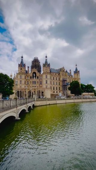 A beautiful castle in a small island of Schwerin Lake