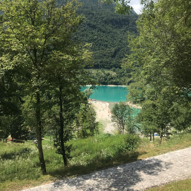 A stunning alpine lake 