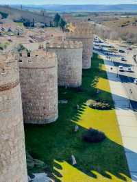 the medieval walls of Avila Spain 