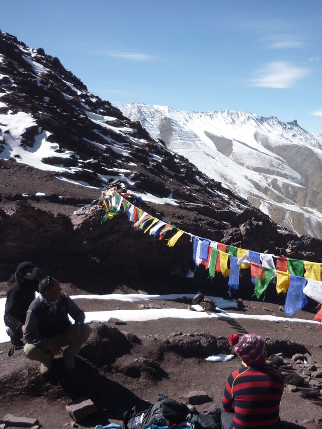 Trekking a Himalayan Pass Near Rumbak Village