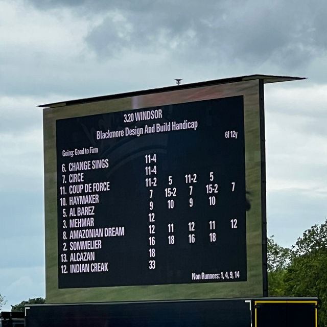 Windsor Horse Racing in Bank Holiday