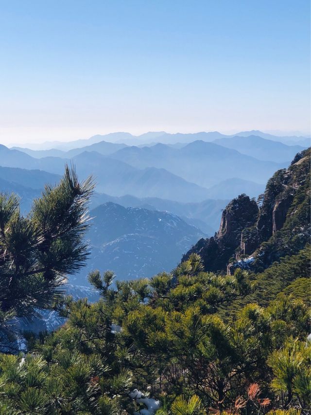 Huangshan in December 