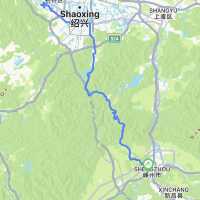 An 85km bike ride from Shengzhou to Keqiao