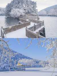 江西廬山，四季各具風采，而冬日的雪景更是美