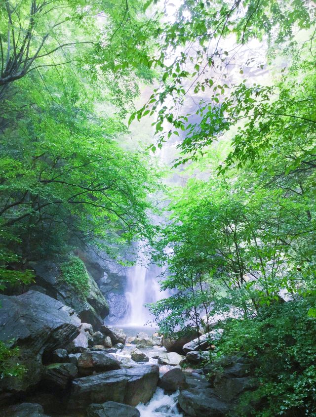 桐柏山淮源風景名勝區之水簾洞,避暑超爽!