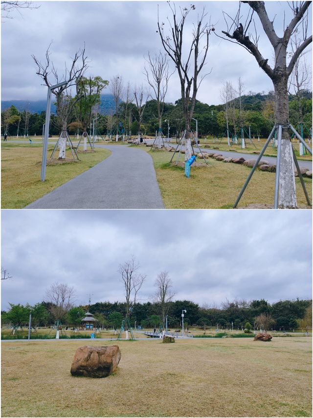 閩侯沙堤市民公園，人少景美超適合野餐露營放空自己