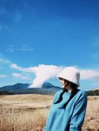 春天你不可錯過的阿蘇火山之旅，在一片遼闊的草千里治癒春天