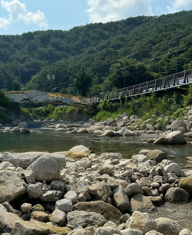 韓國利川市龍湫溪谷｜清涼與美景的完美邂逅