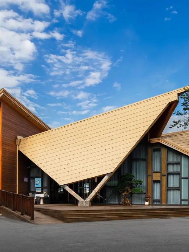 In Sichuan!! A dreamy cabin hotel in the colorful forest!!