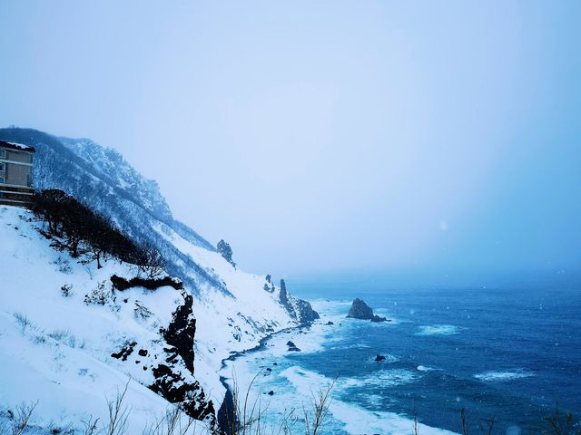 冬日小樽必打卡！祝津展望台的夢幻雪景