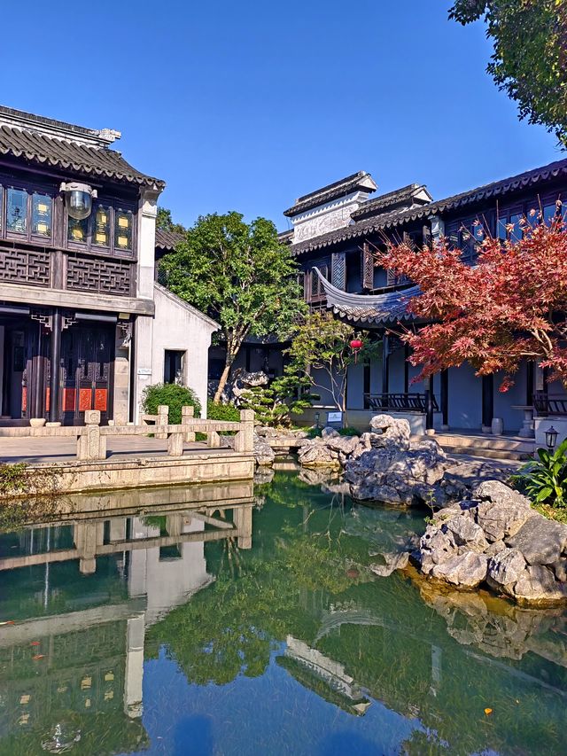 蘇州嚴家花園丨隱藏在古鎮裡的江南園林