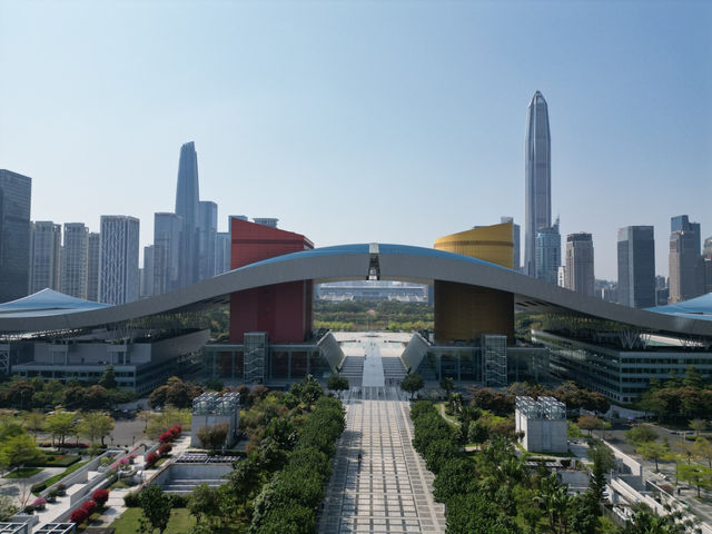 深圳市民中心，超級震撼的現代地標✨