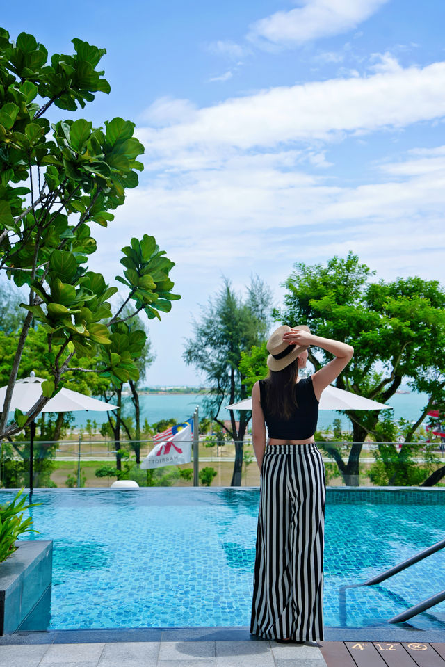 入住海景畫框檳城萬豪躺平式度假攻略