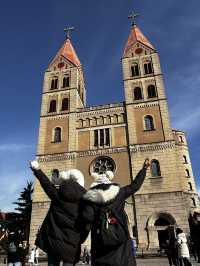 🙏 Golden time at St. Michael’s Cathedral