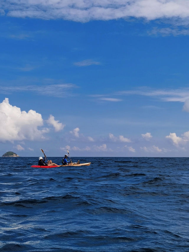 🏝️探秘香港北果洲群島，划獨木舟逐浪