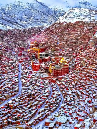 Lacking oxygen but never faith! I found the purest Tibetan soul in Sertar!