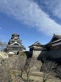 Towering Kumamoto Castle 🇯🇵🏯