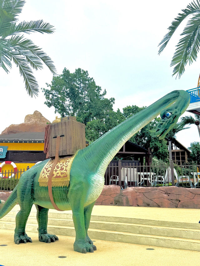 🦕常州中華恐龍園侏羅紀水世界｜夏日玩水神地