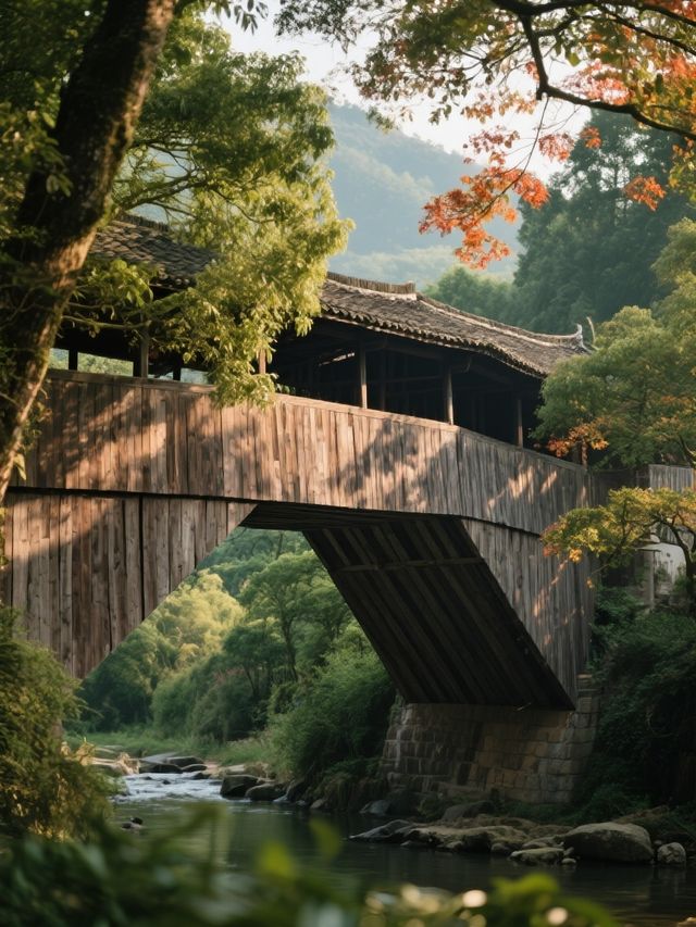 必睇！松化下溪村丹楓廊橋超詳細旅行寶藏攻略