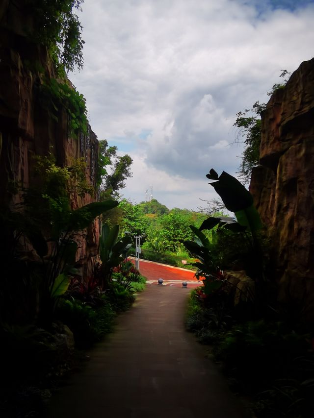 雨過天晴的自貢鳶山公園 雨過天晴的自貢鳶山公園